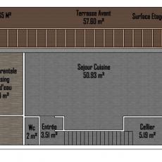 Nos Modeles Design 166.58 M2 SARL DOMUS ECOLOGIA Construction