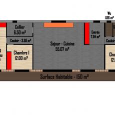 Nos Modeles Design T5 - 150 m² SARL DOMUS ECOLOGIA Construction