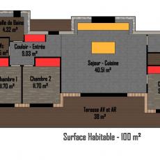 Nos Modeles Architect T4 100 M² SARL DOMUS ECOLOGIA Construction