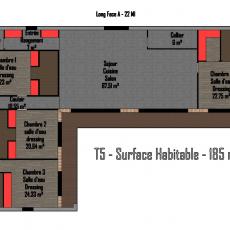 Nos Modeles Design T5 - 180 M² SARL DOMUS ECOLOGIA Construction