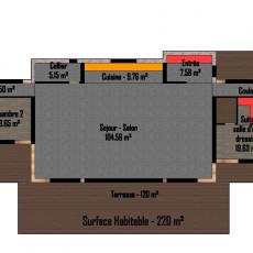 Nos Modeles Architet T5 220 M² SARL DOMUS ECOLOGIA Construction